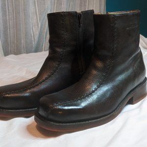 Durango Leather Zippered Ankle Boots 11D